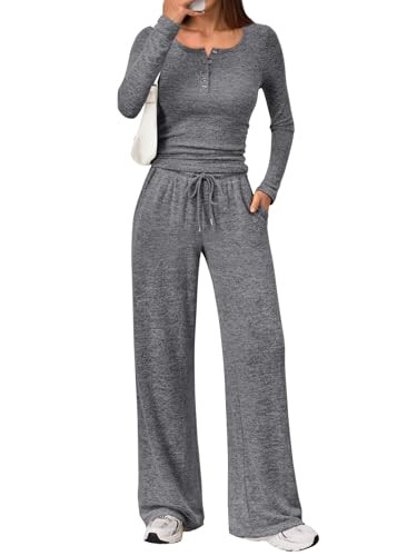 Trendy Queen Womens 2 Piece Outfits 2026 Fall Fashion Matching Lounge Sets | Amazon (US)
