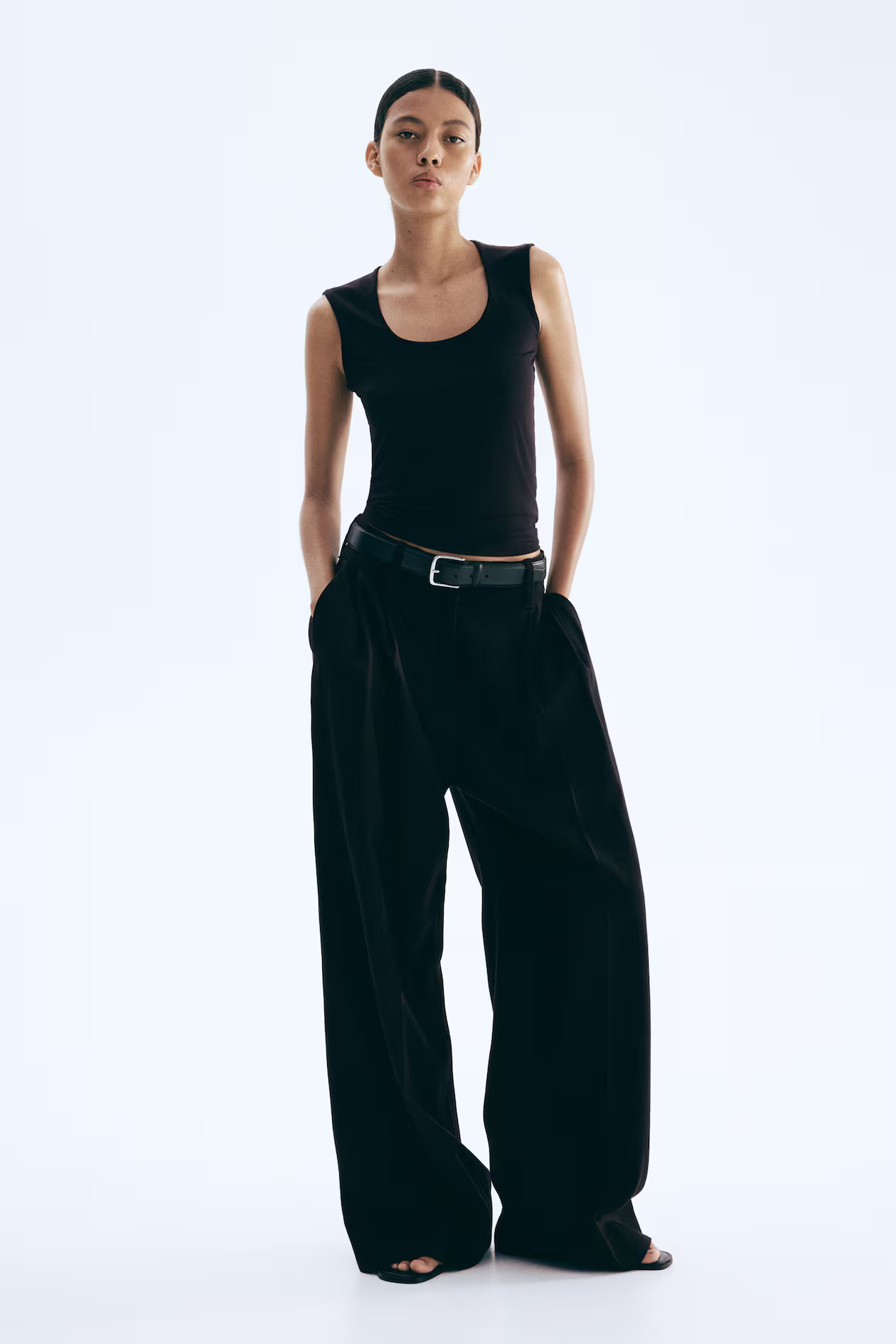 Microfiber Sleeveless Top | H&M (US + CA)