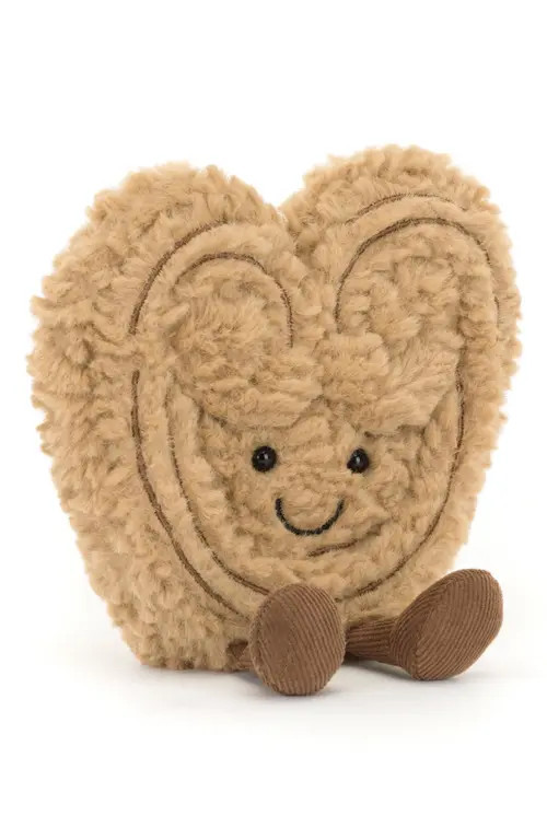 Jellycat Amuseables Heart Phillipe Palmier Stuffed Animal in Brown at Nordstrom | Nordstrom