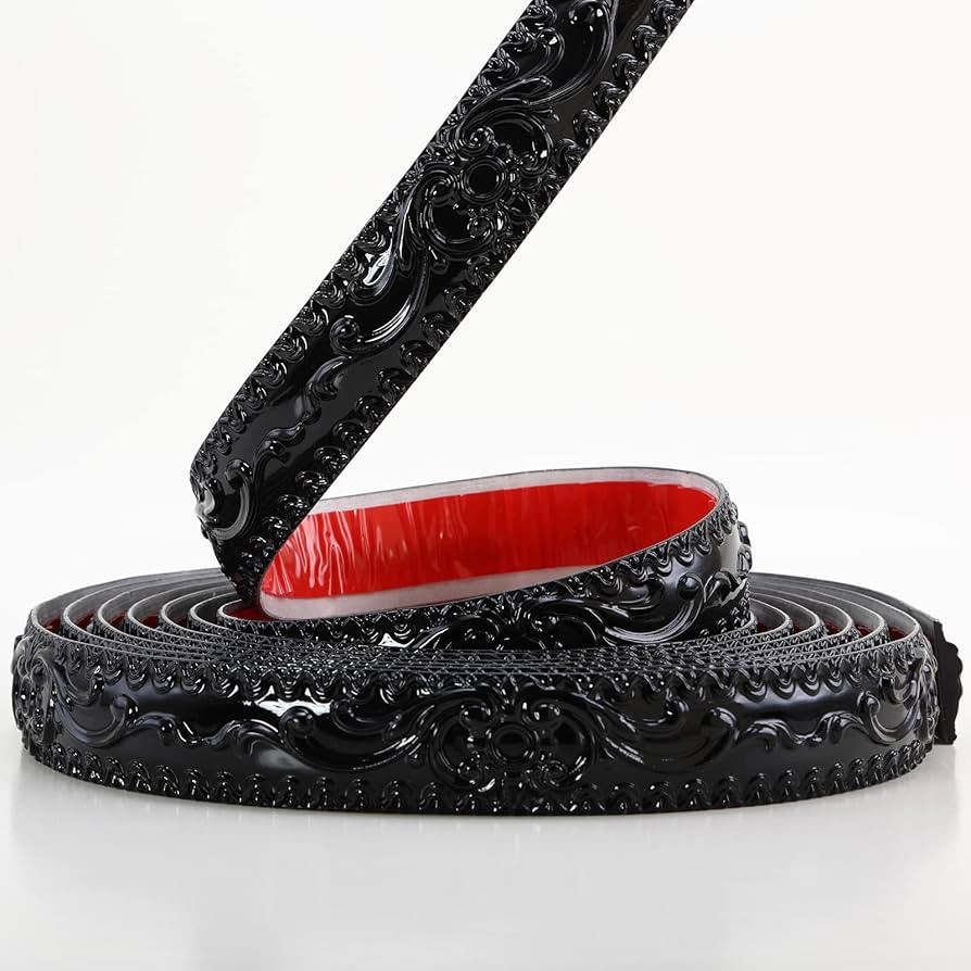 Flexible Wall Trim | Peel and Stick Self-Adhesive Design | Crown Molding for Cabinet Mirror Frame... | Amazon (US)