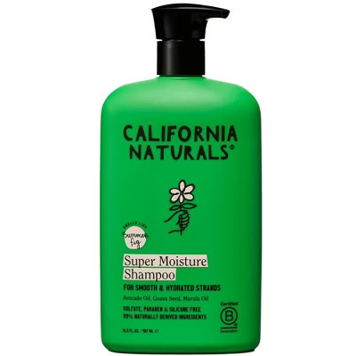 California Naturals Super Moisture Shampoo - 16.5 fl oz: Paraben-Free, Sulfate-Free, Vegan, For All Hair Types | Target