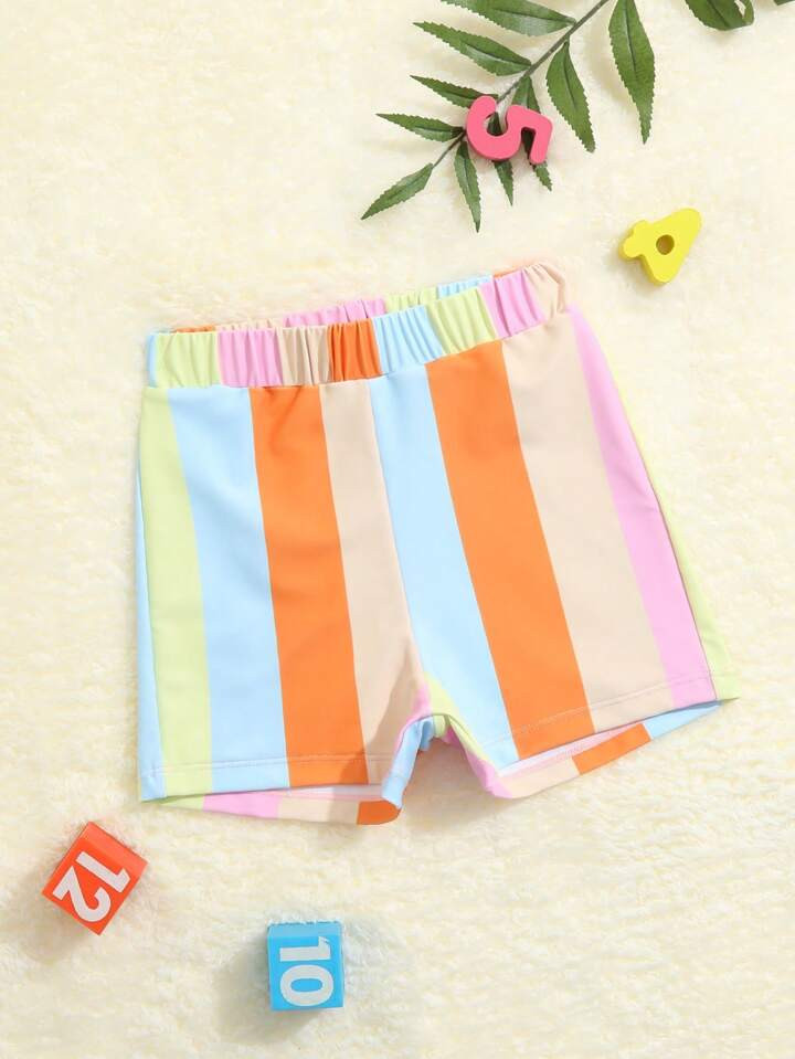 Baby Boy Striped Swim Shorts | SHEIN
