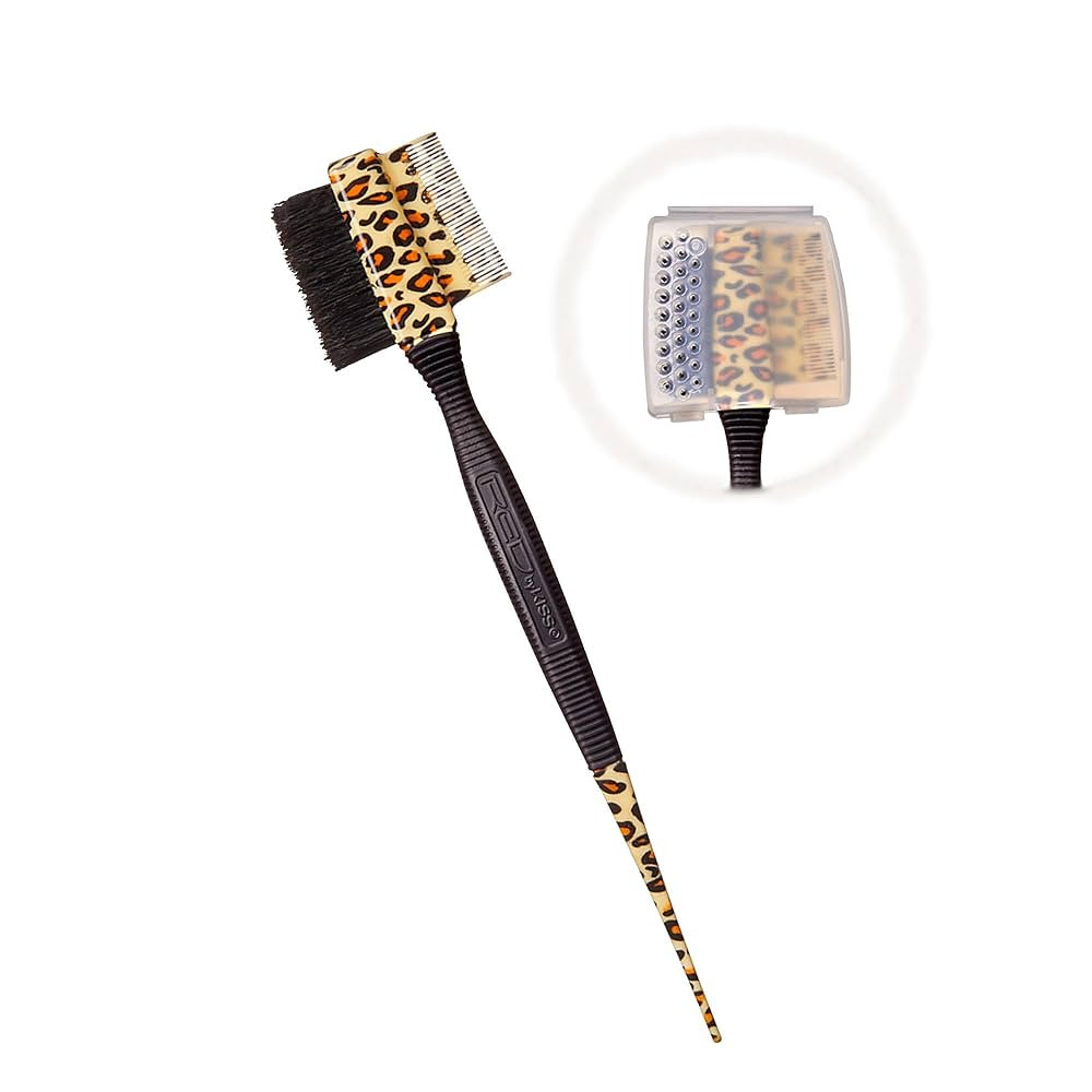 Red by Kiss Professional 3-IN-1 Edge Brush with Case – 100% Pure Boar Bristle Brush, Fine Tooth... | Amazon (US)