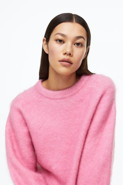 Pullover aus Mohairmix - Blue - Ladies | H&M AT | H&M (DE, AT, CH, NL, FI)