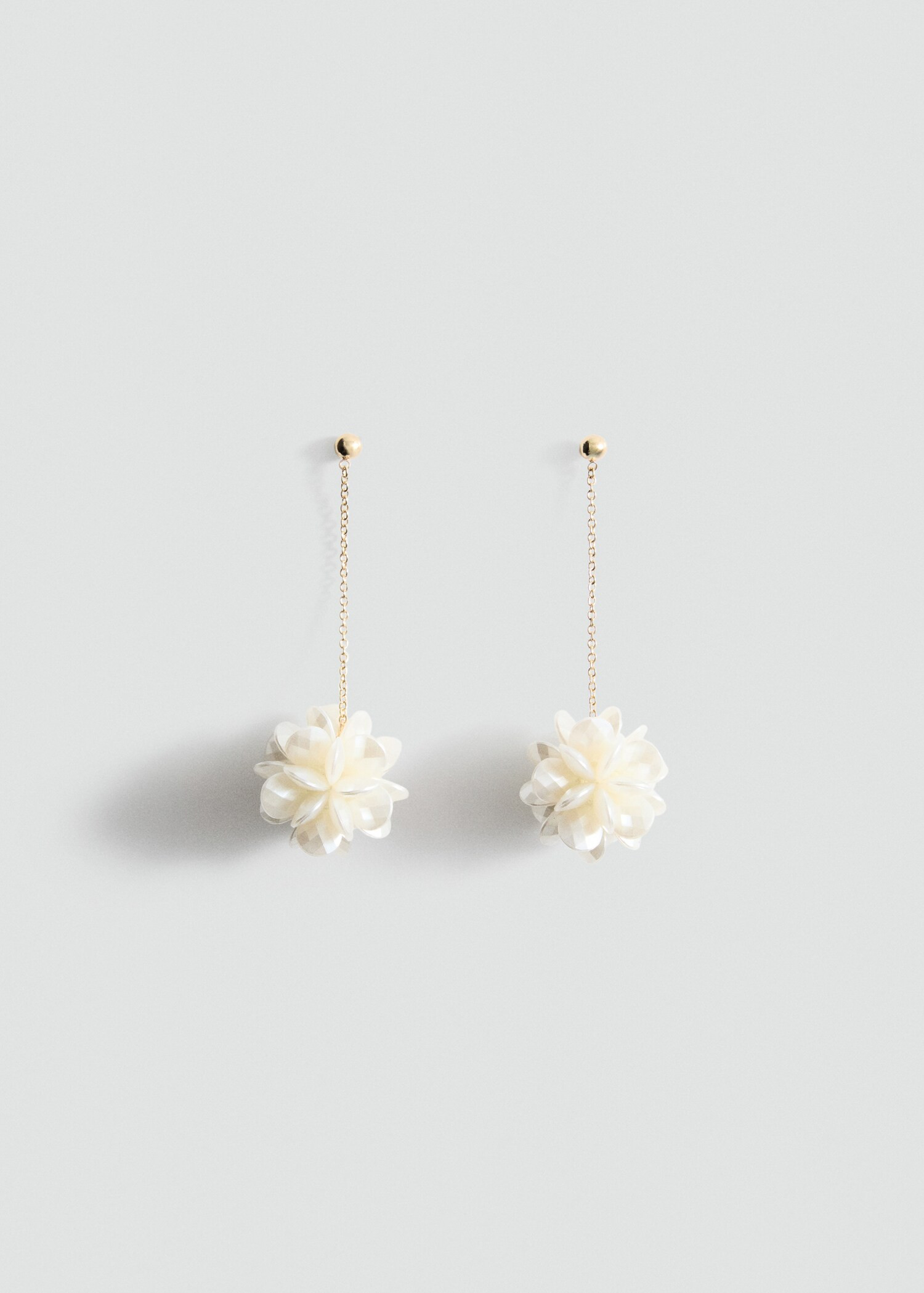 Long flower earrings - Women | MANGO USA | Mango (US/MX/AU)