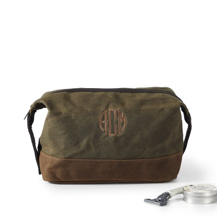 Waxed Canvas Travel Pouch | Mark and Graham