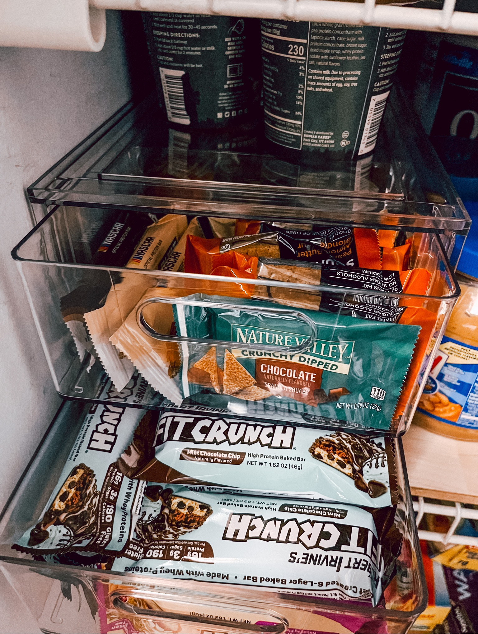 Pantry Organization 😍

Got these drawers over the weekend to keep all the proteins bars contained! &amp; More bins on their way
.
.
.
#pantryorganization #homeorganization #amazoncontainers #homefinds #heathlyeating

#LTKunder100 #LTKFind #LTKhome