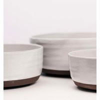 Channing Ceramic Serving Bowls - Set of 3 | THELIFESTYLEDCO