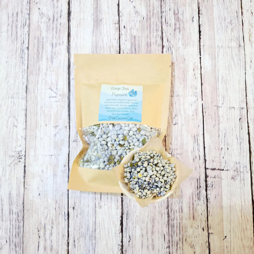 Deep Sea Popcorn - Popcorn Mix - Hermit Crab Food - Homemade - Popcorn Mix - Crabcuisineco - Etsy | Etsy (US)