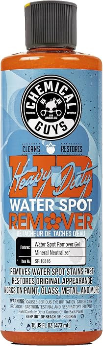 Chemical Guys Heavy Duty Water Spot Remover Gel for Paint, Glass, and Metal - Mineral and Water S... | Amazon (US)