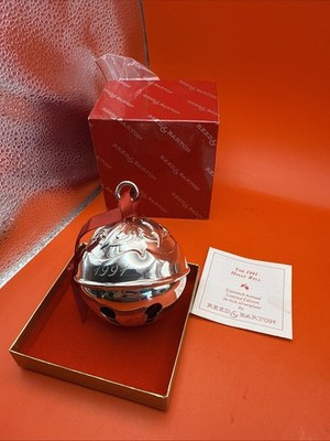 The 1990 Holly Bell by Reed & Barton Silver Plated Christmas Ornament | eBay US