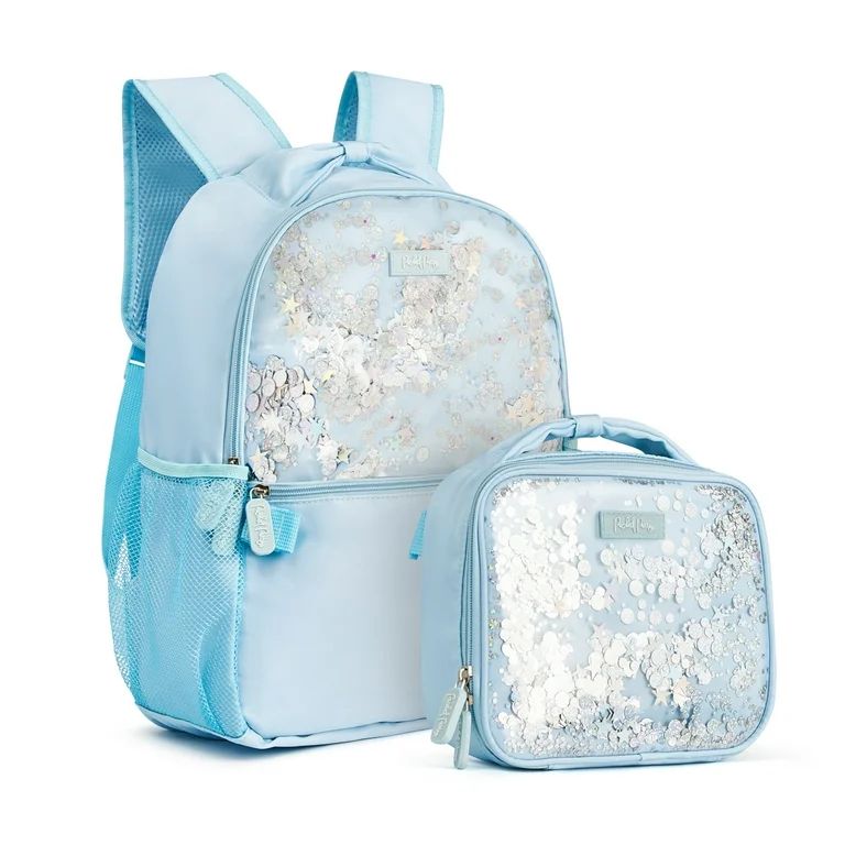 Backpack and Insulated Lunchbox Set, Packed Party Powder 'Blue Just Add Sparkle', Nylon, 17x12x5 ... | Walmart (US)