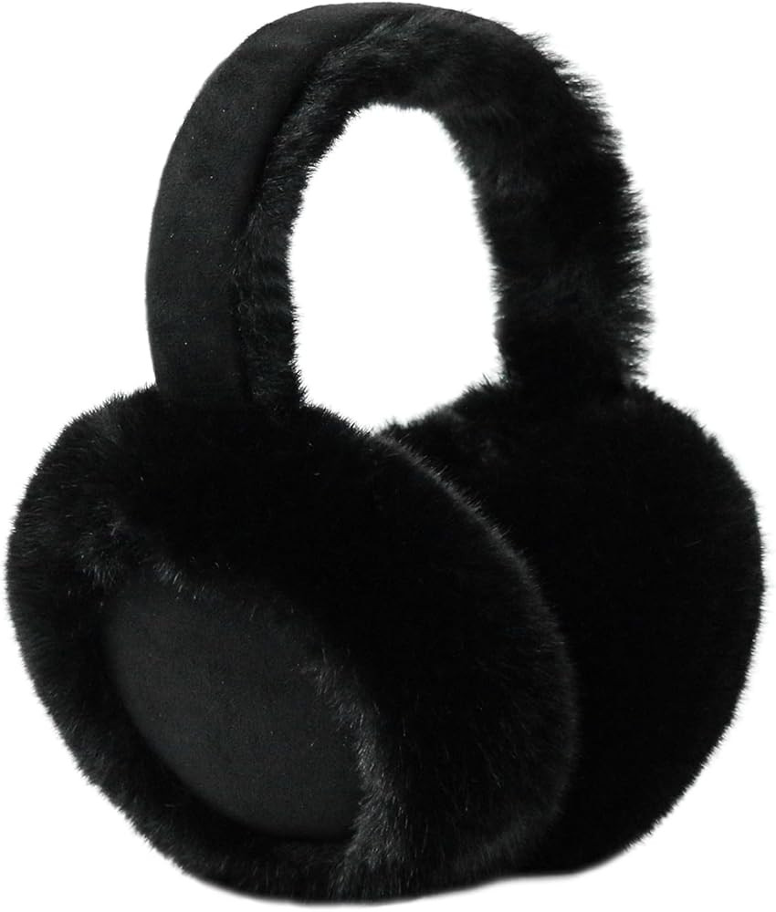 Kedofe Ear Muffs for Winter Women Foldable Fuzzy Cold Outdoor Earmuffs Soft Faux Furry Ear Warmer... | Amazon (US)