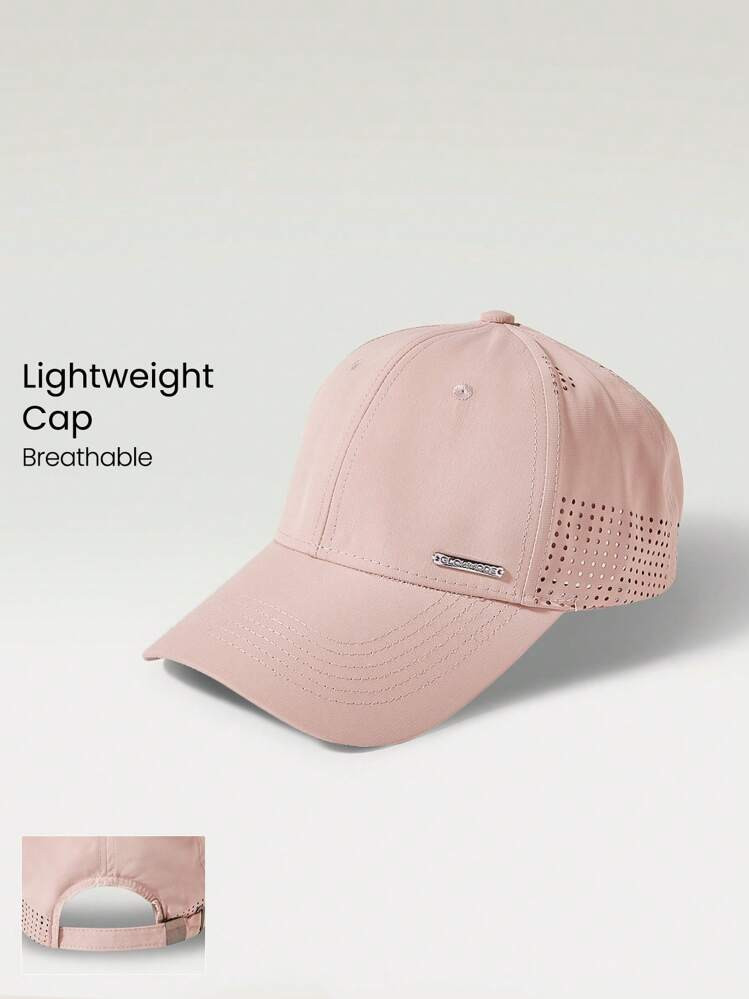 GLOWMODE Loose Fit Lightweight Air Flow Adjustable Back Closure Side Mesh Baseball Cap Daily Casual | SHEIN