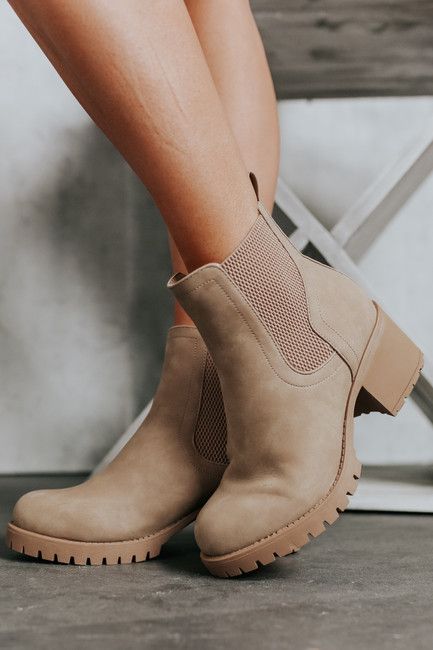 MIA Jonna Taupe Chelsea Booties | Magnolia Boutique