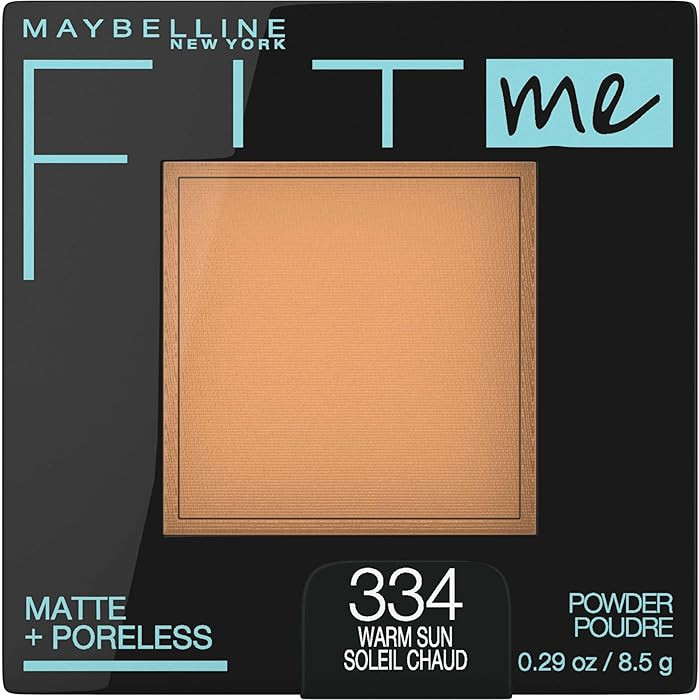 Maybelline Fit Me Matte + Poreless Pressed Face Powder Makeup & Setting Powder, Warm Sun, 1 Count | Amazon (US)