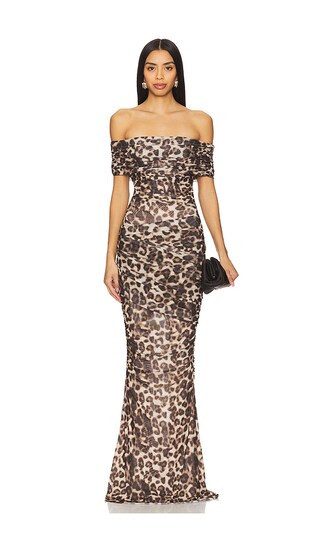 SER.O.YA Sasha Maxi Dress in Brown. - size L | Revolve Clothing (Global)