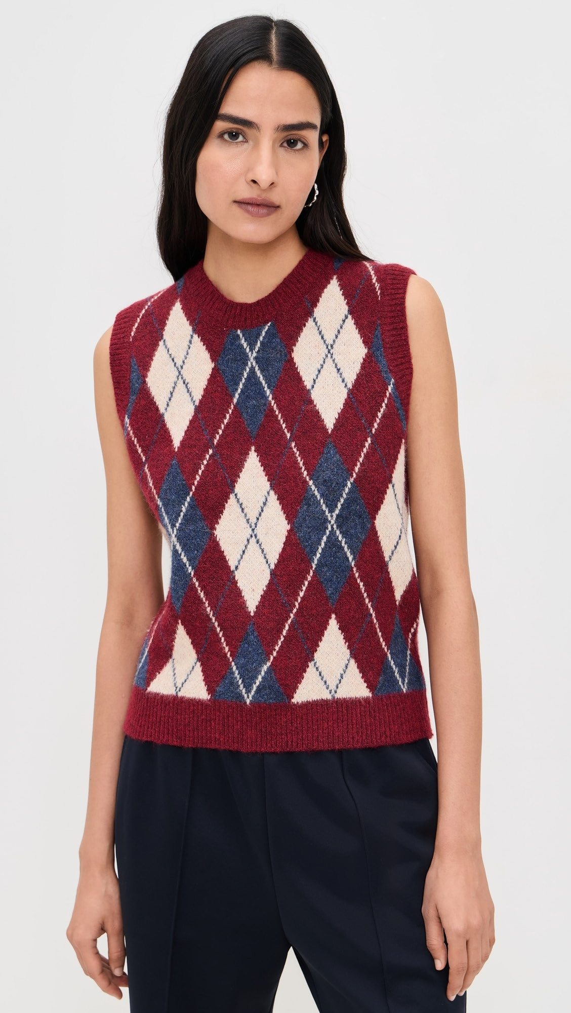 Argyle Knit Tank Sweater Vest | Shopbop