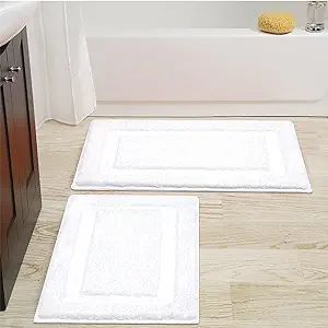 SHACOS Super Soft Bath Rugs Set of 2 Pieces 20x32 inch Bath Mat for Bathroom Rug Non Slip Plush B... | Amazon (US)