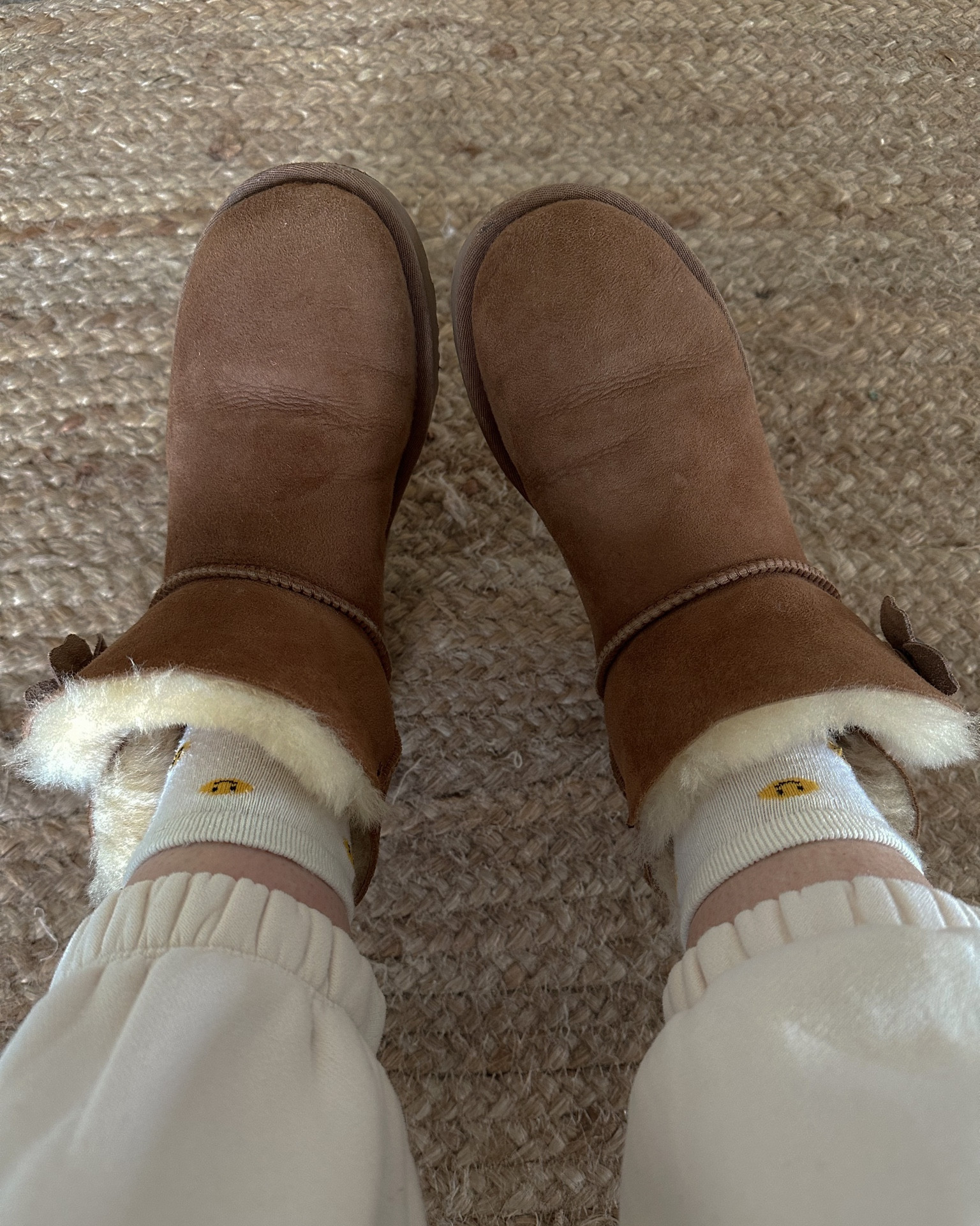 Smiley socks & uggs 🙃

#LTKshoecrush #LTKstyletip #LTKsalealert