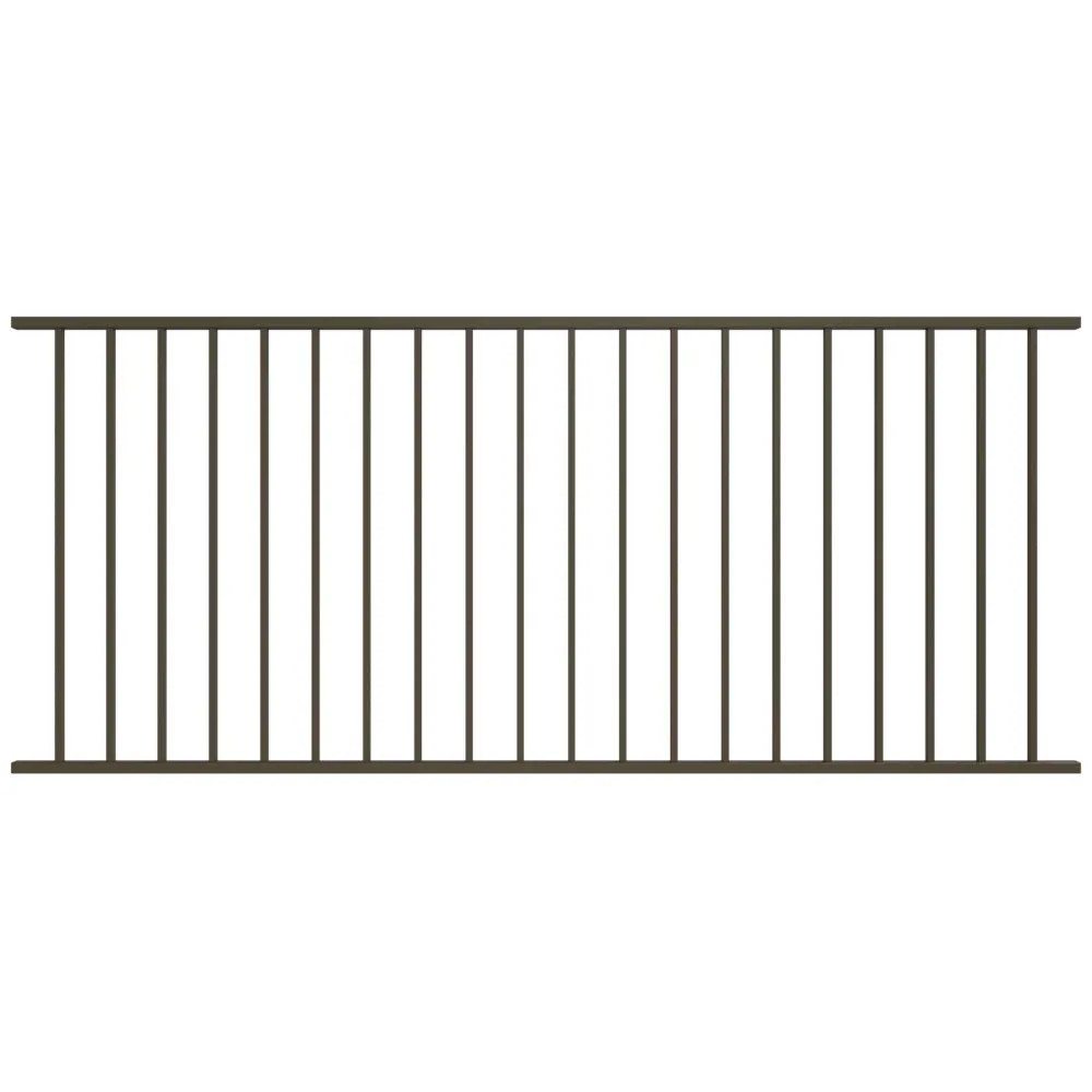 Fortress Building Products 94-ft x 40-in Antique Bronze Metal Deck Rail Kit | 53140946 | Lowe's