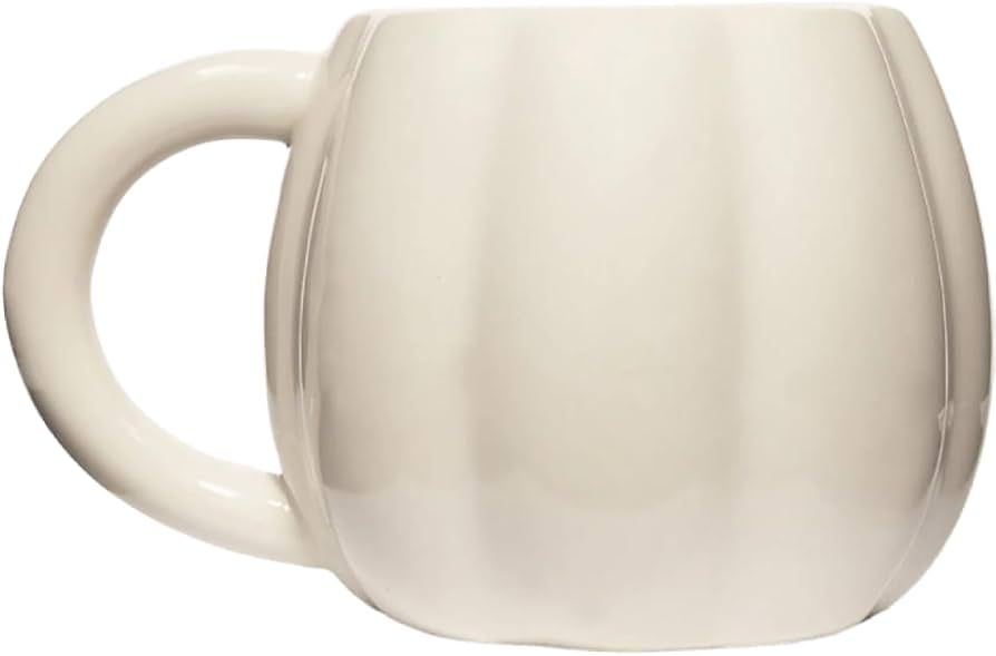 Sweet Water Decor Cream Pumpkin Ceramic Coffee Mug - Halloween Mug Dishwasher & Microwave Safe - ... | Amazon (US)