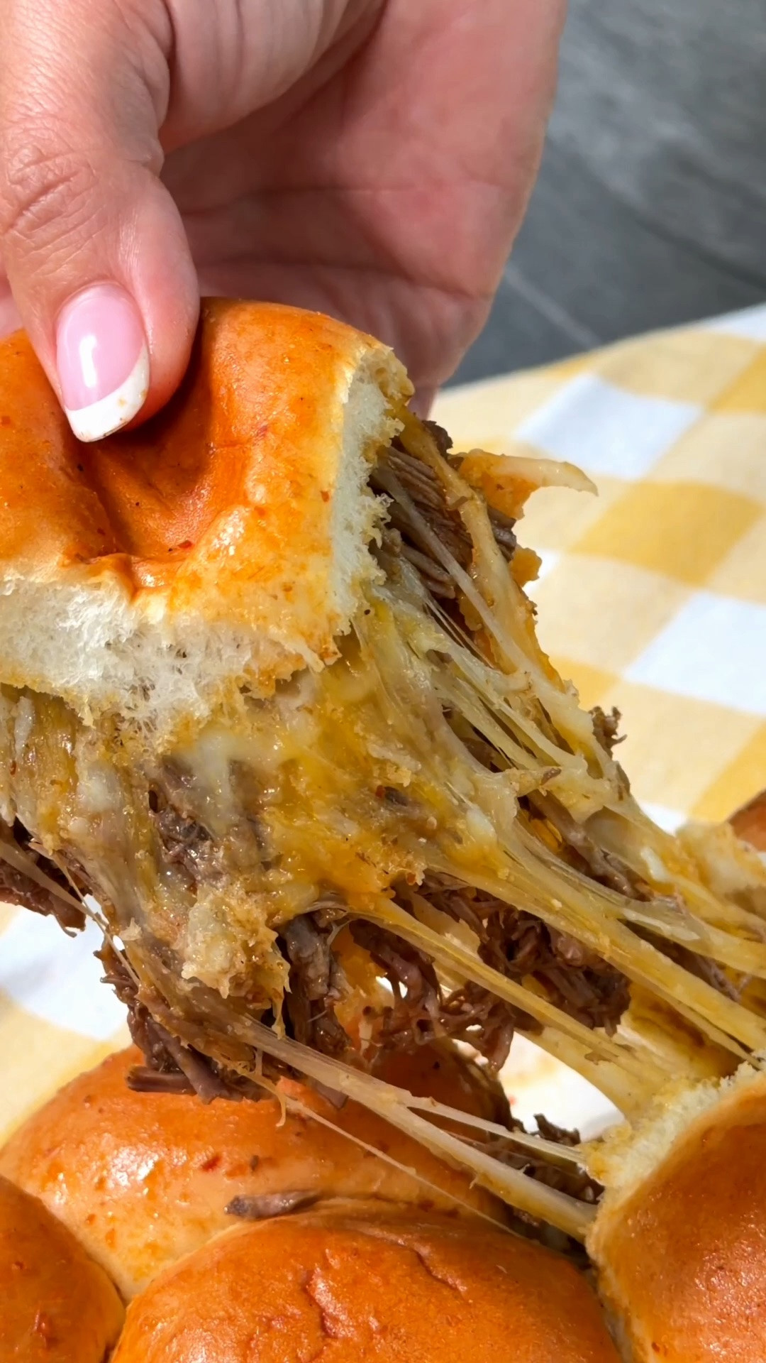 Birria Sliders! Crockpot dinner! Easy dinner. Fun twist on the viral Birria tacos!

#LTKfoodie