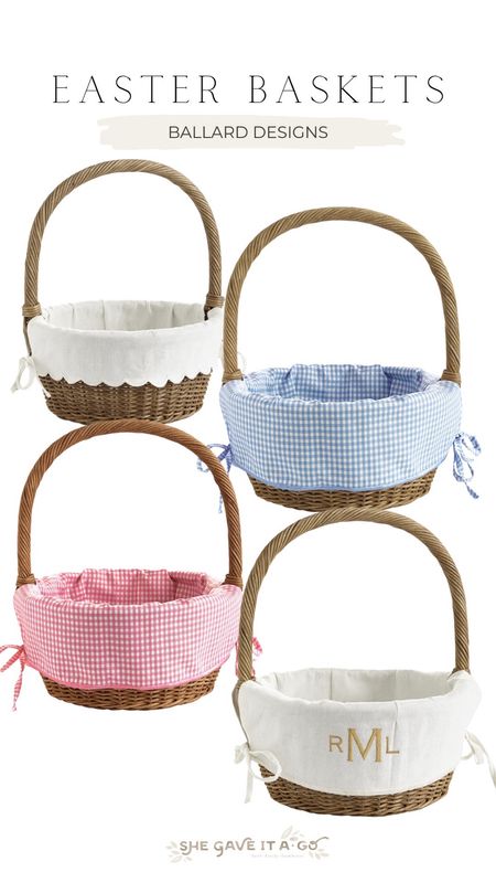 easter baskets// easter basket for less// easter decor// you can monogram and customize these cute easter basket for any age!!

#LTKkids #LTKfamily #LTKSeasonal