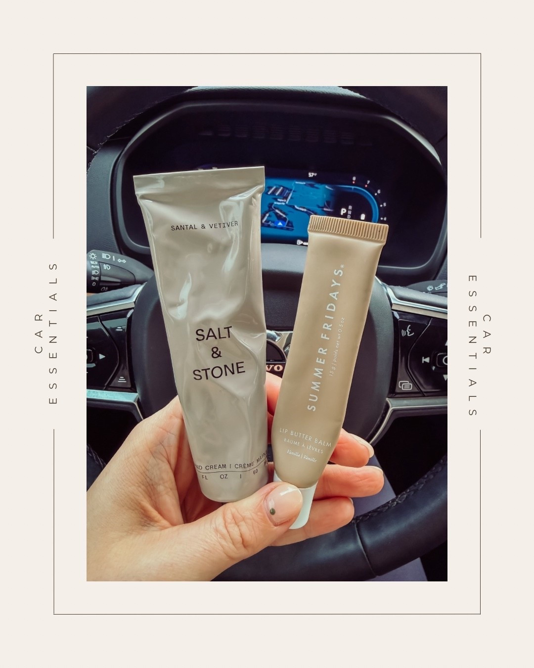 Two things I keep in my car at all times! 🤍
This hand cream is a really good dupe for another more expensive brand. Summer Fridays Lip Butter Balm in the shade Vanilla, it’s a pretty glossy clear color. 


#LTKselfcare #LTKmomlife #LTKBeauty