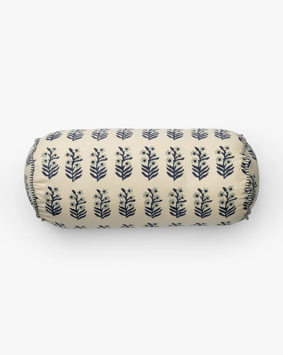 Elsie Block Print Bolster Pillow | McGee & Co. (US)