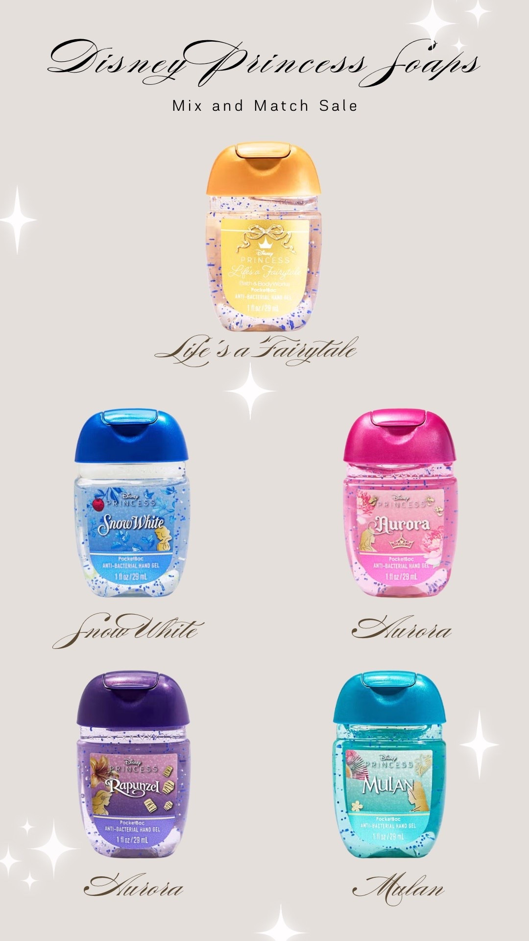 ✨ Deal alert for all my Disney lovers ✨

The cutest Bath & Body Works PocketBac Hand Sanitizers from the Disney Princess collection are on SALE 🏰💖

You can mix & match SIX for just $10 (!!) — perfect for tossing in your bag, car, or gifting to your besties 💕

I’m obsessed with how adorable these are… and they smell SO good ✨

Tap my LTK to shop your faves before they sell out 🛍️ 


#LTKHome #LTKSaleAlert #LTKselfcare
