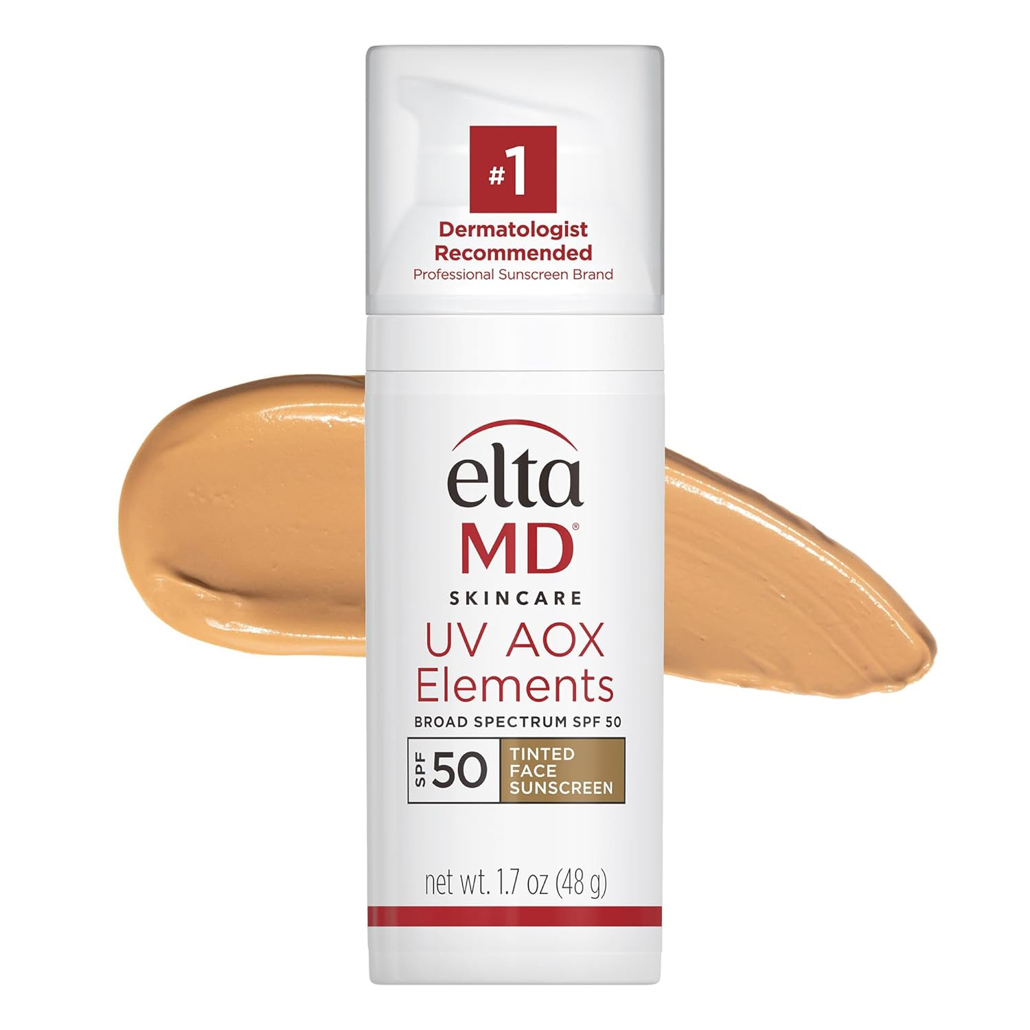 EltaMD UV AOX Elements Tinted Mineral Face Sunscreen Lotion, Tinted Moisturizer for Face SPF 50 w... | Amazon (US)