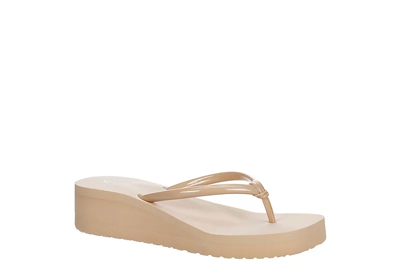 Xappeal Womens Sage Flip Flop Sandal - Beige | Rack Room Shoes