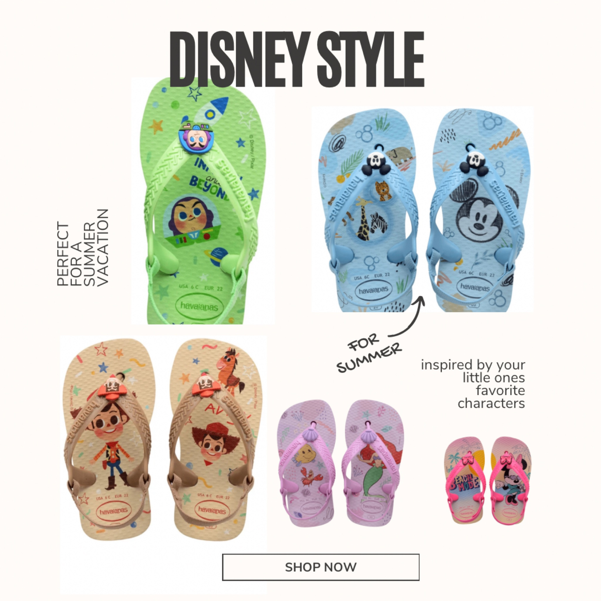 How cute are these Disney summer sandals for your little ones?! Perfect for your next vacation or for your next pool day if live somewhere where it’s sunny all year long 

#LTKGiftGuide #LTKkids #LTKbaby