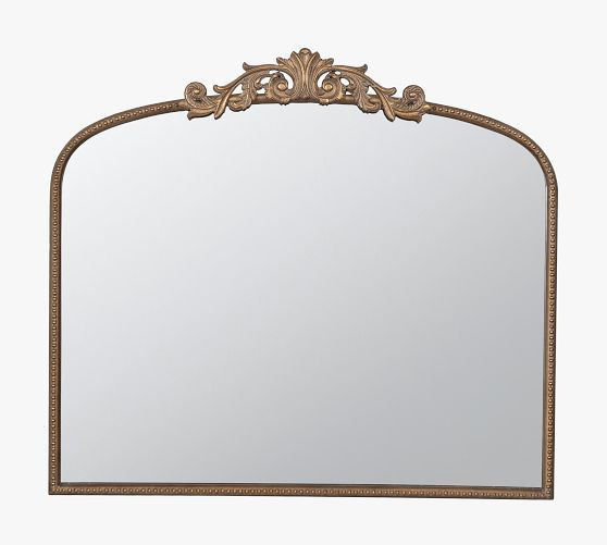 Fleur Mantel Arch Mirror | Pottery Barn (US)