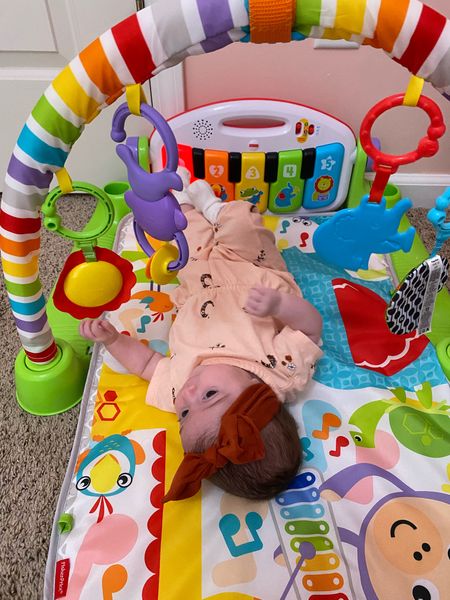 Our favorite baby play mat: the fisher price deluxe kick and play piano gym and activity center. Has lights, music, and more! She loves to kick it.
Also linked her bow pack that we love!

Amazon, amazon finds, found it on amazon, play mat, baby, baby play mat, baby play gym, baby gym, fisher price, baby activity center, newborn, newborn find, bows, baby bows

#LTKbaby #LTKbump #LTKkids