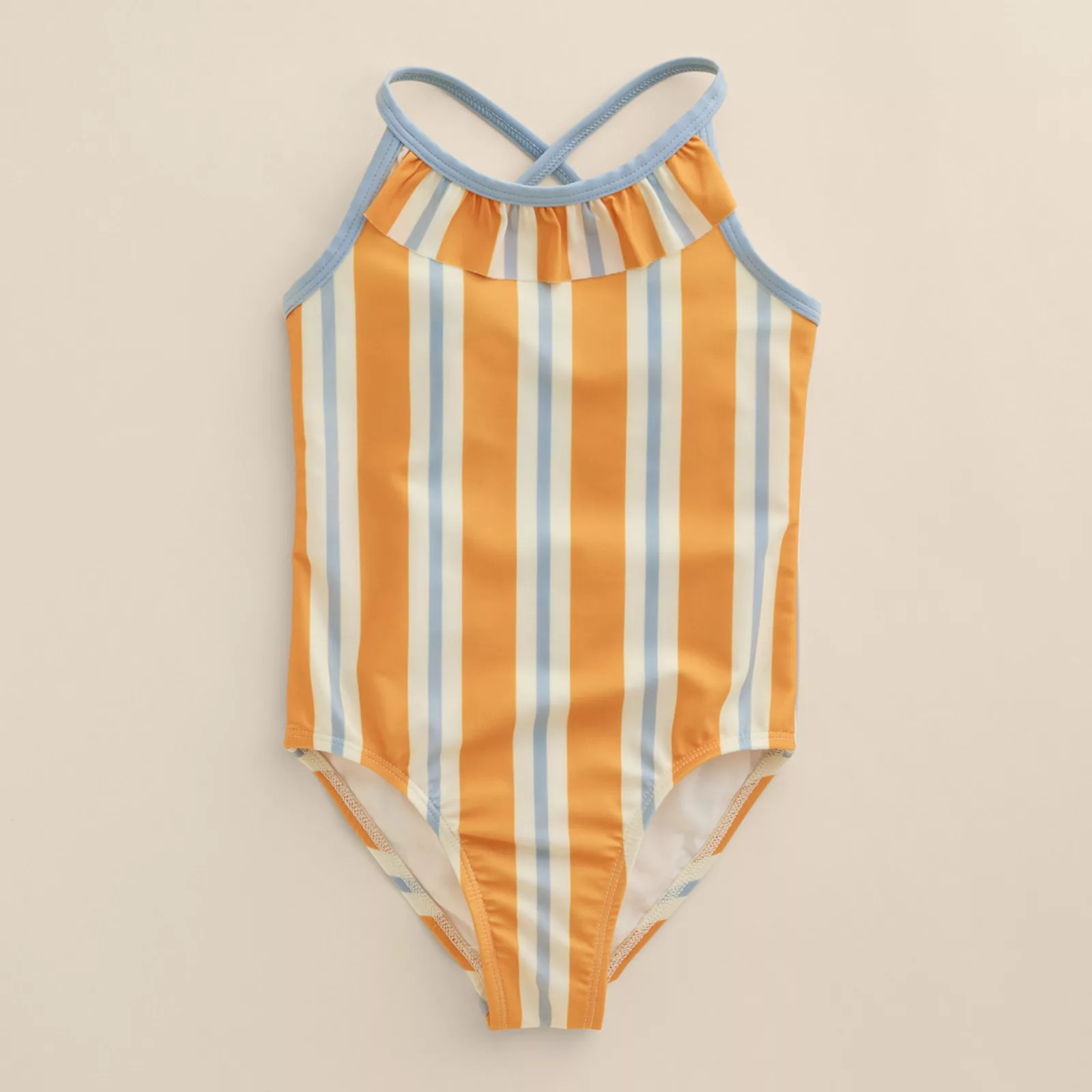 Girls 4-12 Little Co. by Lauren Conrad Ruffle One-Piece Swimsuit | Kohl's