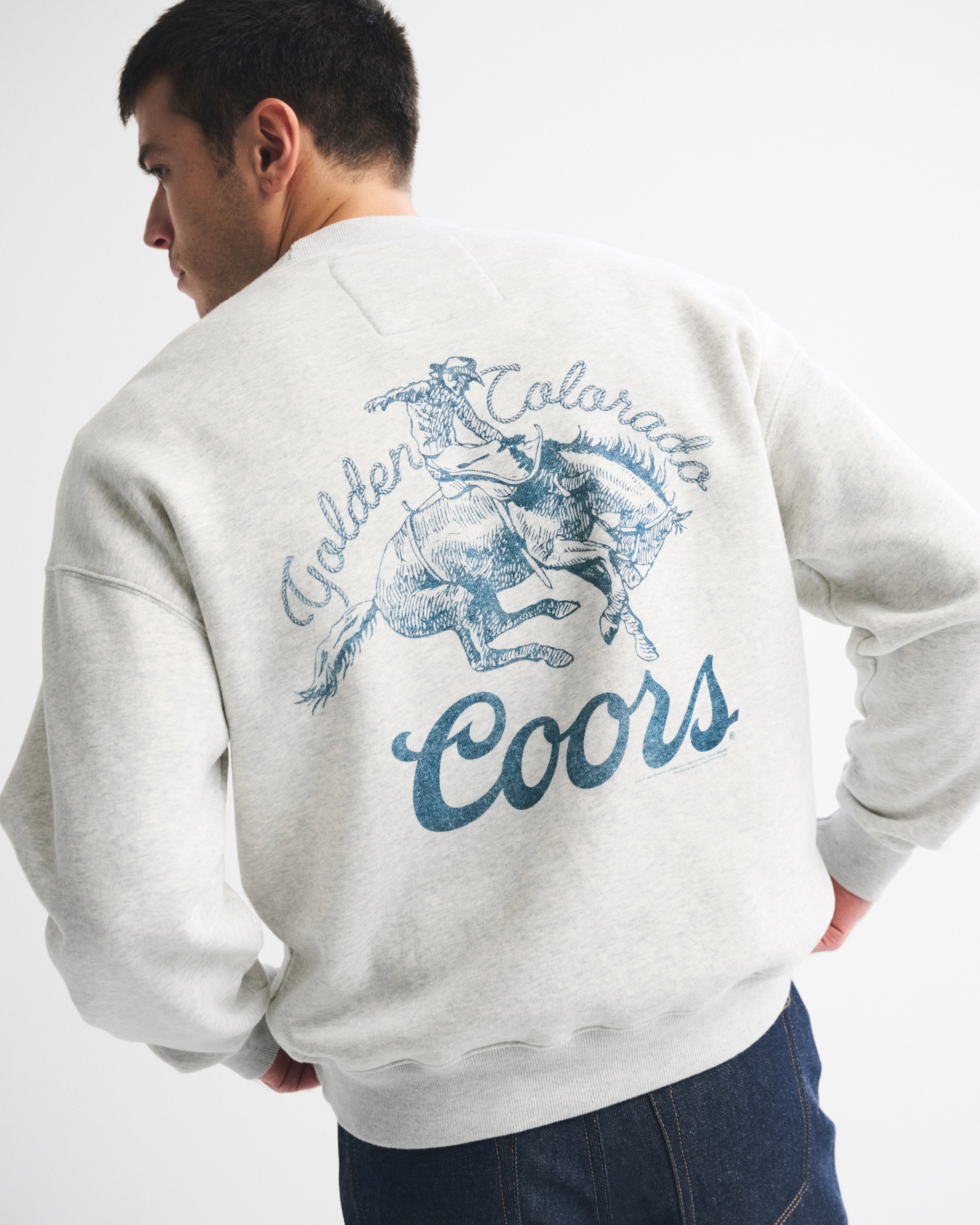 Coors Graphic Crew Sweatshirt | Abercrombie & Fitch (US)