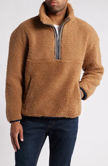 UGGbraid Half Zip Fleece Pullover | Nordstrom