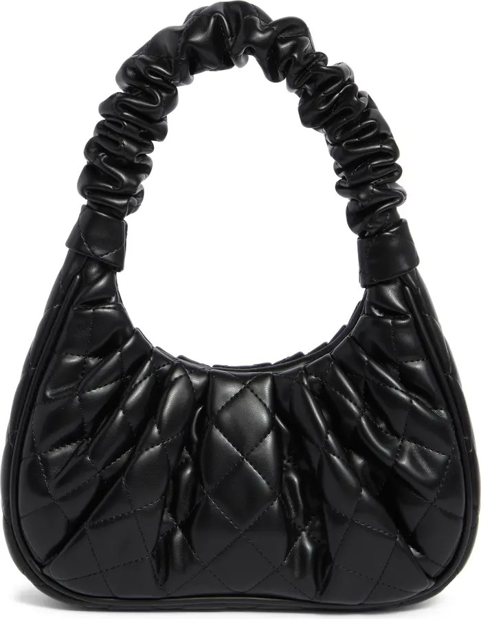 Gabbi Rhombus Ruched Quilted Faux Leather Handbag | Nordstrom