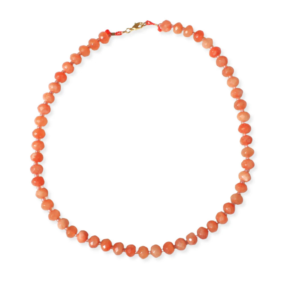 Tangerine Beaded Necklace | Embark Fine Jewelry