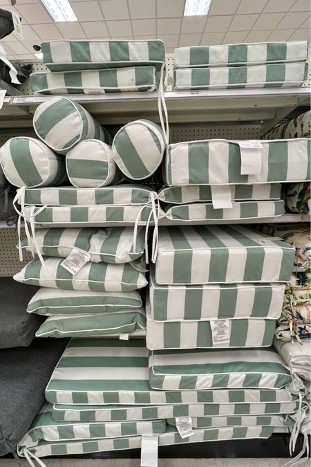 Green & white striped patio cushions and outdoor patio pillows are 20% off this week 🙌🏼

Patio decor, patio cushions, patio set, patio furniture, studio McGee target, target patio cushion, striped patio cushions, outdoor pillow, target, cheistine Andrew 

#LTKsalealert #LTKhome #LTKfindsunder50