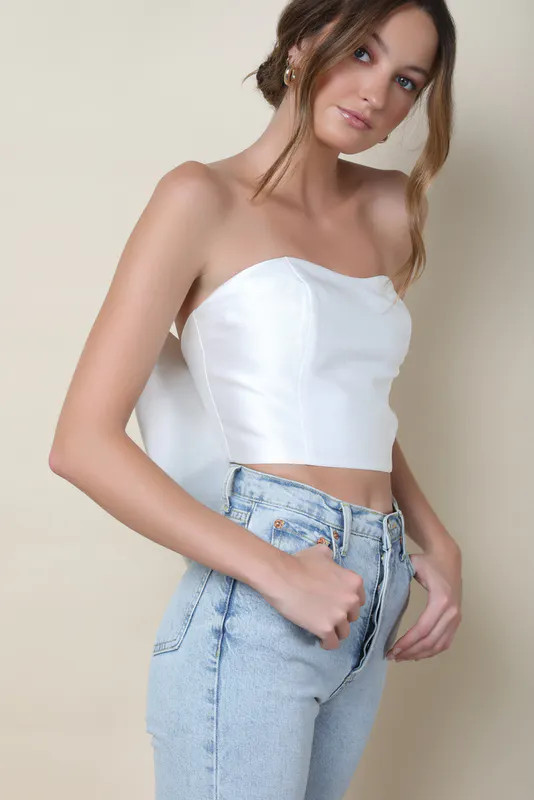 Hutch Delphine Top - White - 8 | Verishop