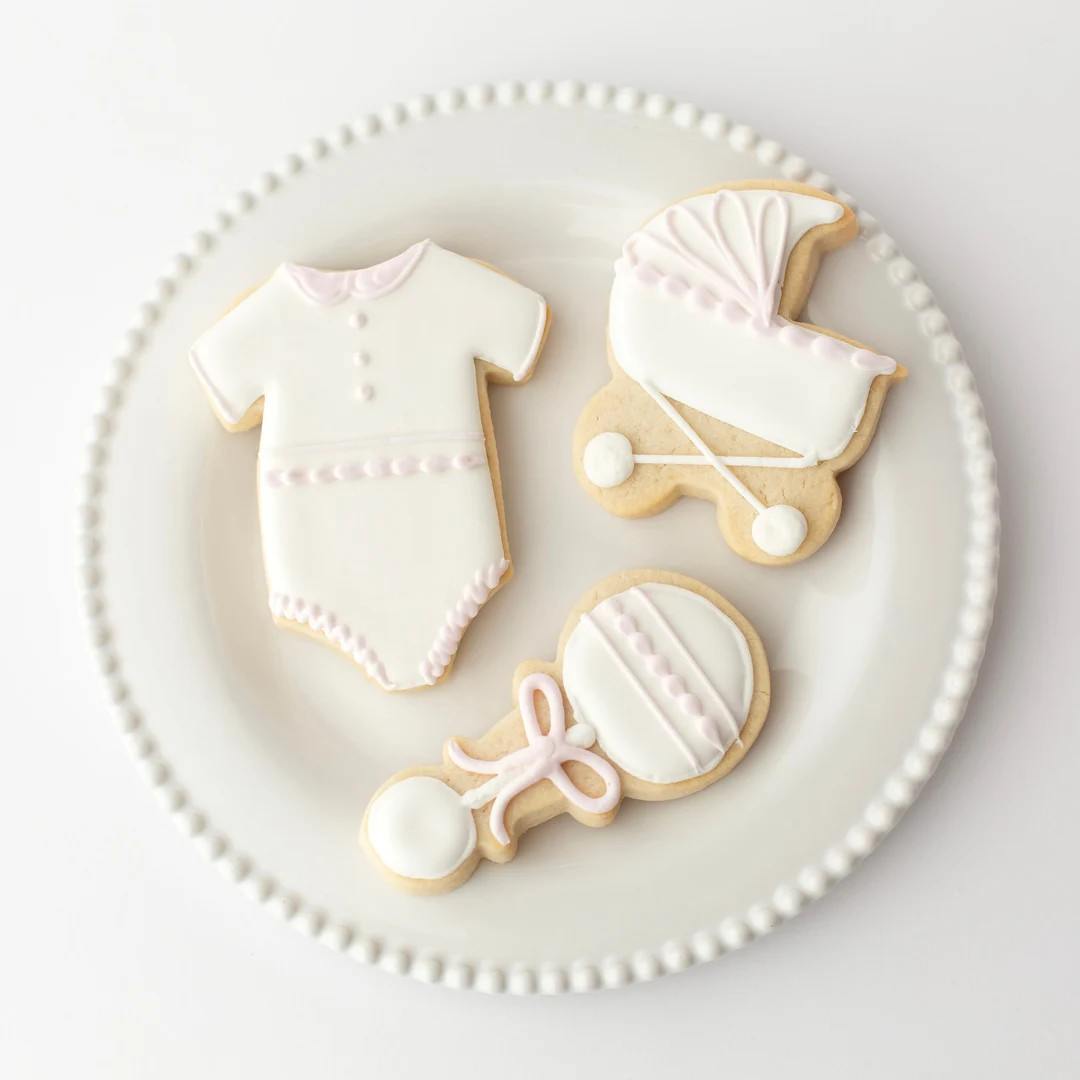 Baby Girl Sugar Cookies - Gourmet Baby Shower Gift Set (dozen) - Etsy | Etsy (US)