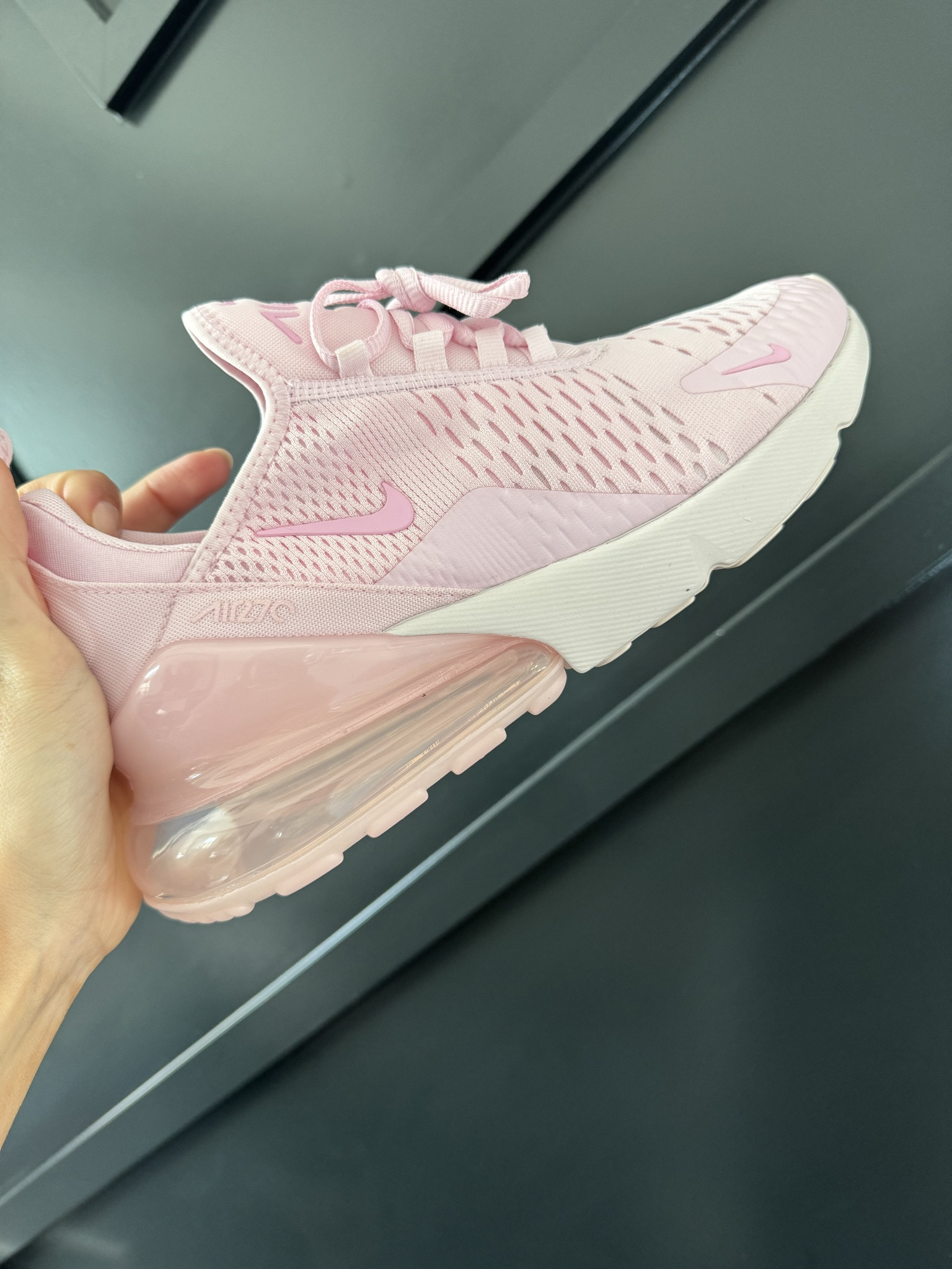 Pink Nike sneakers 
Air max 
Pink sneakers 

#LTKshoecrush #LTKSeasonal