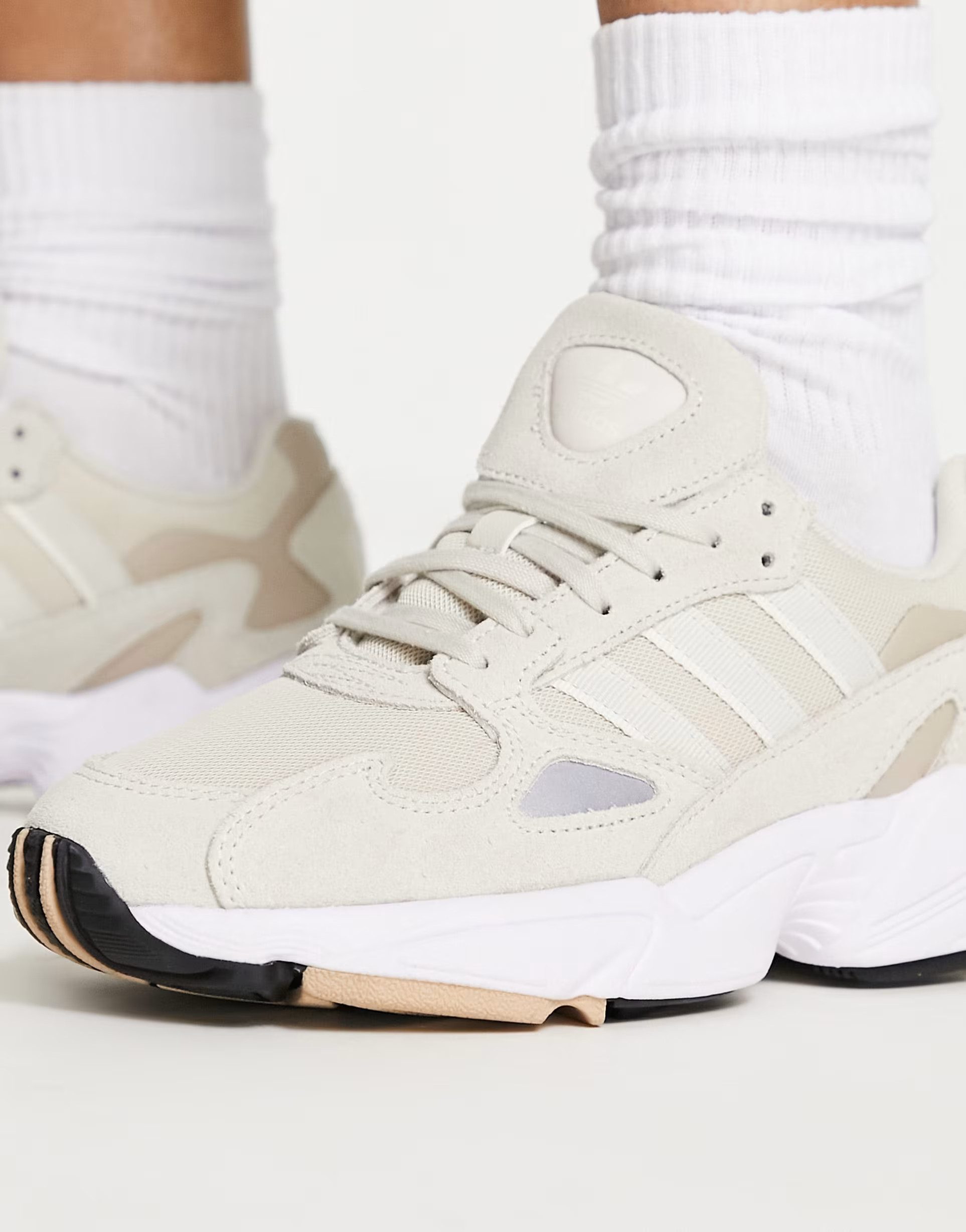 adidas Originals Falcon trainers in oatmeal | ASOS (Global)