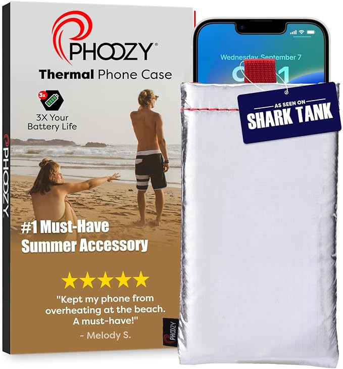 PHOOZY Apollo Thermal Phone Case | Insulated Phone Pouch Extends Battery Life 3X | Heat Resistant... | Amazon (US)