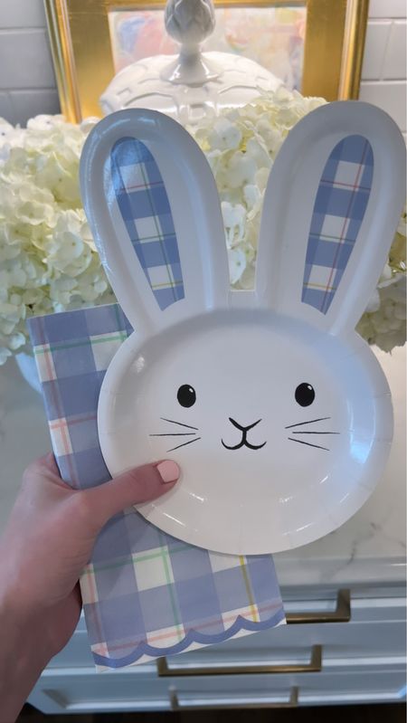 Walmart Easter plates and napkins! These are perfect for class parties! #easter #gingham #easterparty #easterbasker 

#LTKSeasonal #LTKhome