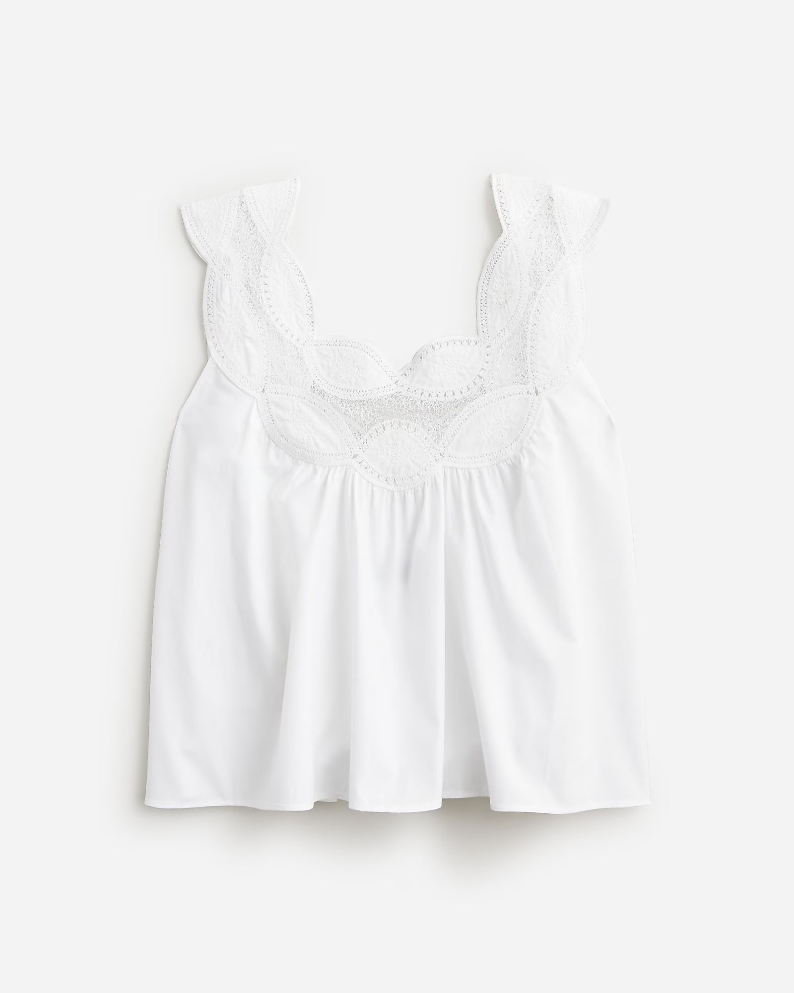 Swingy lace top | J. Crew US