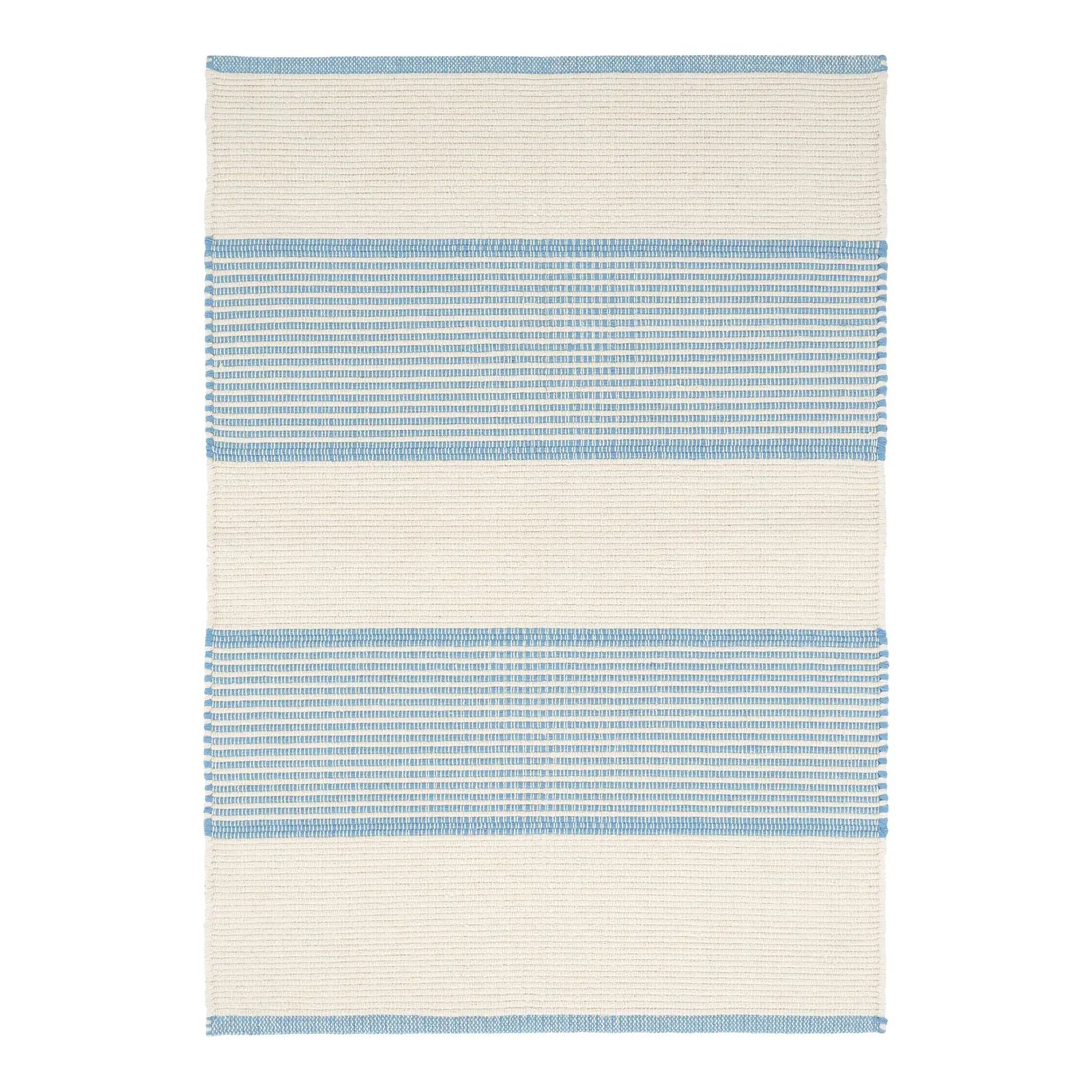 Mark D. Sikes for Dash & Albert La Mirada Asiatic Blue Woven Cotton Rug, 8' x 10' | Chairish